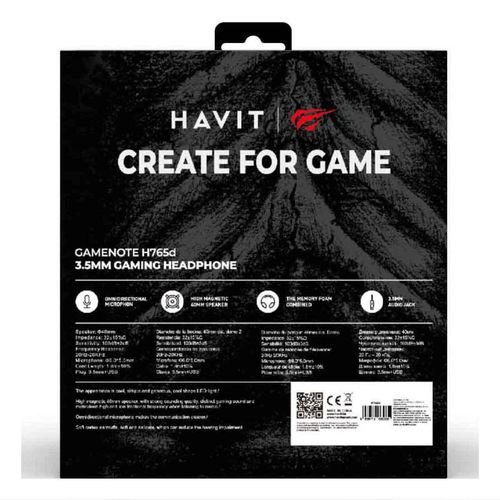 Diadema Havit H765d Gaming Alámbrico