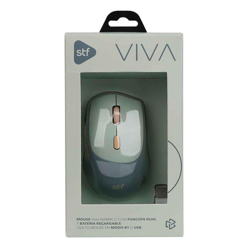 Mouse STF Inalámbrico Menta ST-M67811