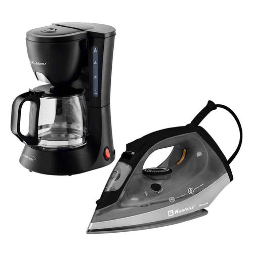 Combo Koblenz Cafetera y Plancha de Vapor 98-0058 Negro