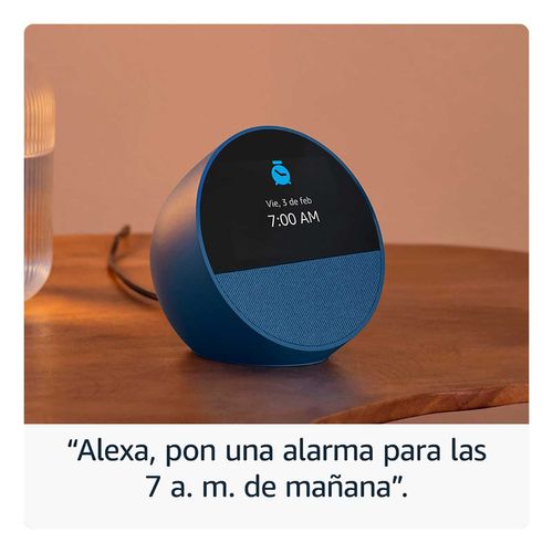 Echo Spot Amazon 2024 Azul BBV84J9