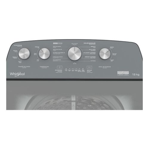 Lavadora Carga Superior Whirlpool 18kg Xpert System Blanco/Chrome