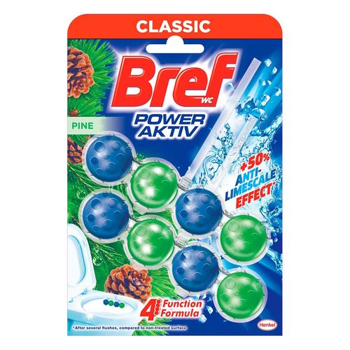 Canastilla para Baño Bref WC Poder Activo Pino 100g