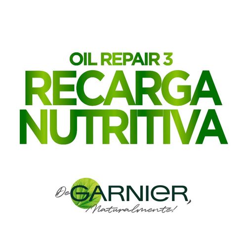Crema para Peinar Garnier Fructis Oil Repair 3 Recarga Nutritiva 300ml