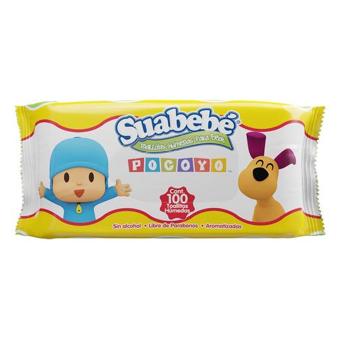 Toallitas Húmedas para Bebé Suabebé Pocoyo 100 Toallitas