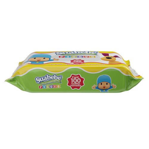 Toallitas Húmedas para Bebé Suabebé Pocoyo 100 Toallitas