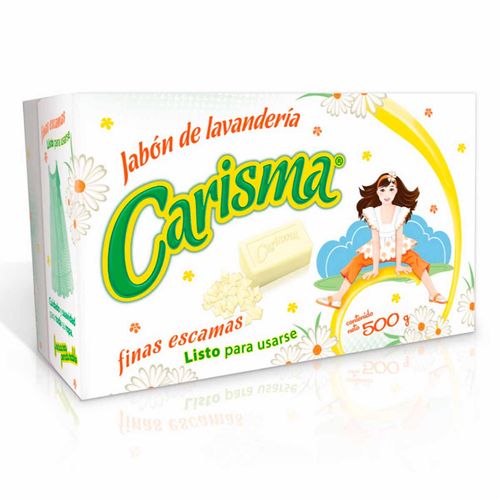 Jabón de Lavandería en Escamas Carisma 500g