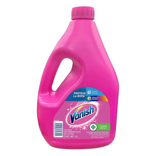 Quitamanchas Líquido, Vanish para Ropa de Color 4L