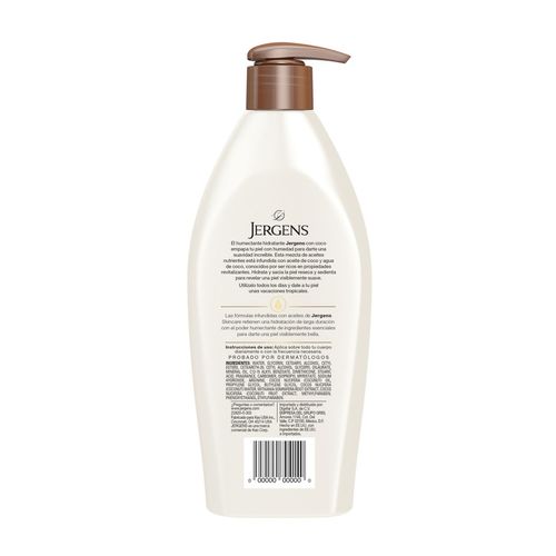 Crema Corporal Jergens Coco Hidratante para Piel Seca 400ml