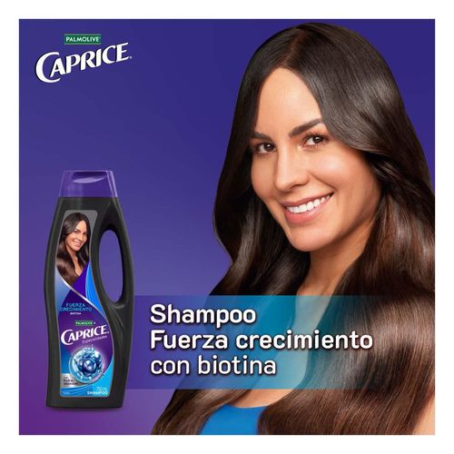 Shampoo Caprice Especialidades Fuerza Crecimiento Biotina Fórmula 2 en 1 750ml