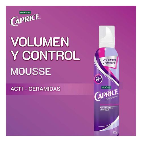 Espuma Modeladora Caprice Especialidades Volumen y Control 200g