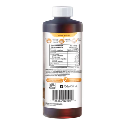 Caramelo Liquido D'Gari 250ml