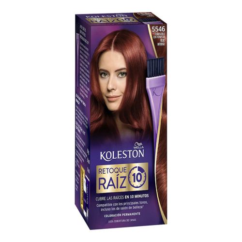 Tinte Retoque de Raíz Permanente Koleston 5546 Rojo Intenso
