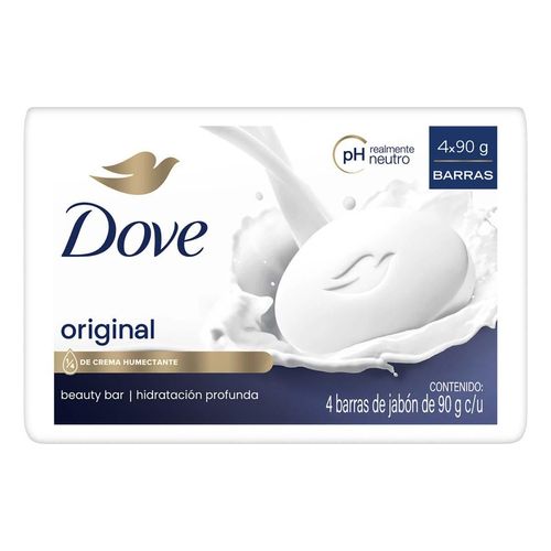 Jabón en Barra Dove Original 4 x 90g