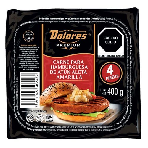 Hamburguesa Dolores Atún 400g