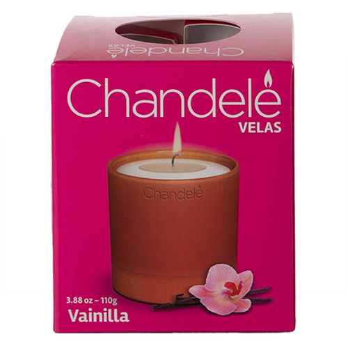 Vela Chandelé Vaso Aromatizante Vainilla 110g