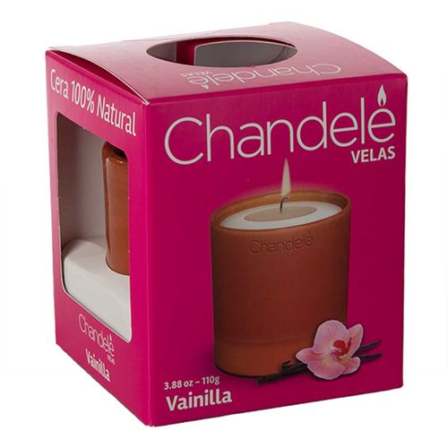 Vela Chandelé Vaso Aromatizante Vainilla 110g