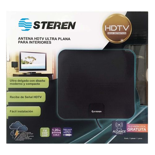 Mini Antena Steren Ultradelgada para Alta definición ANT-9052
