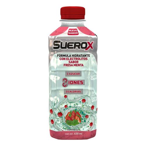 Bebida con Electrolitos Suerox Fresa Menta 630ml