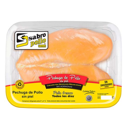 Pechuga Fresca sin hueso Sabro Pollo Kg