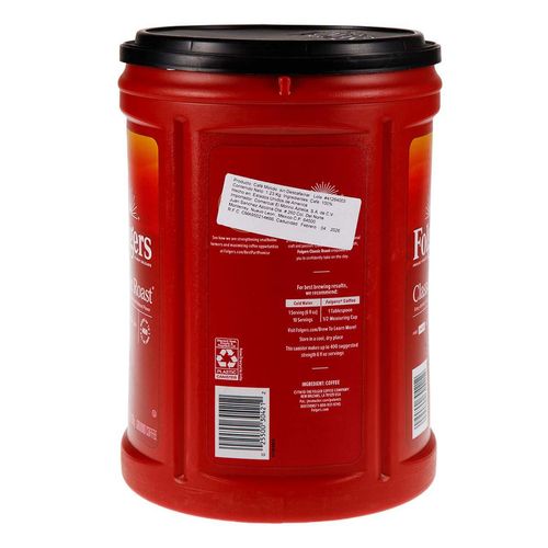 Café Clasico Tostado Folgers Bote 1.44kg