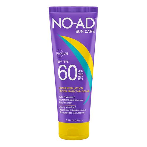 Protector Solar NO-AD SPF 60 Sunscreen Loción 250ml
