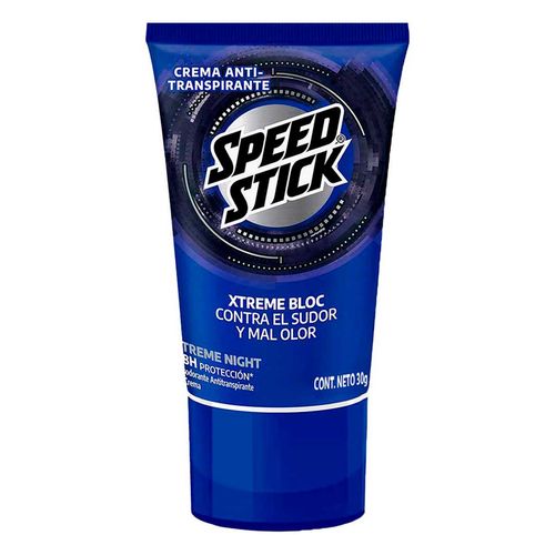 Antitranspirante en Crema Speed Stick Xtreme Night 30g