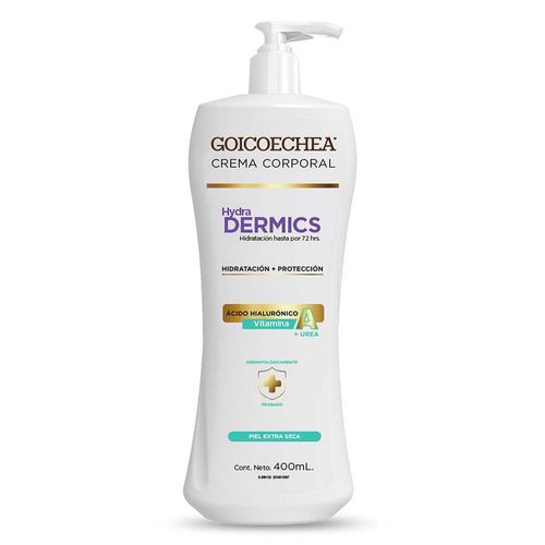 Crema Corporal Goicoechea con vitamina A y ácido hialurónico 400ml
