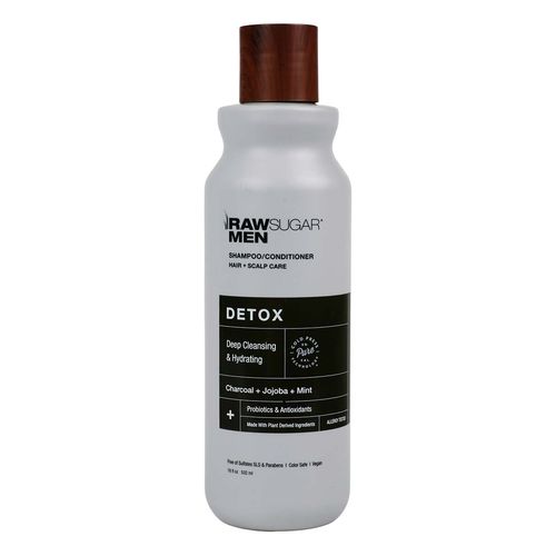 Shampoo 2 En 1 Raw Sugar Men Carbón 532ml