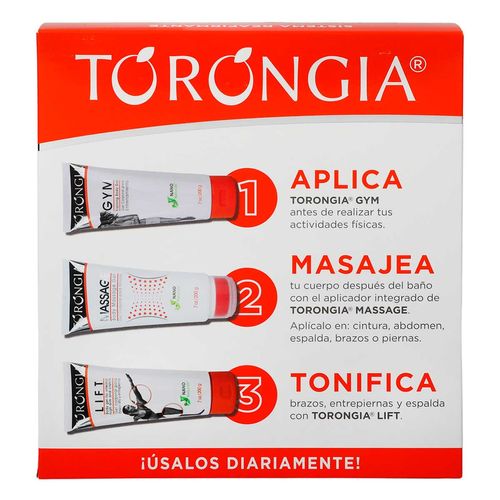 Kit gel reafirmante Torongia Vitamina C 3 Piezas