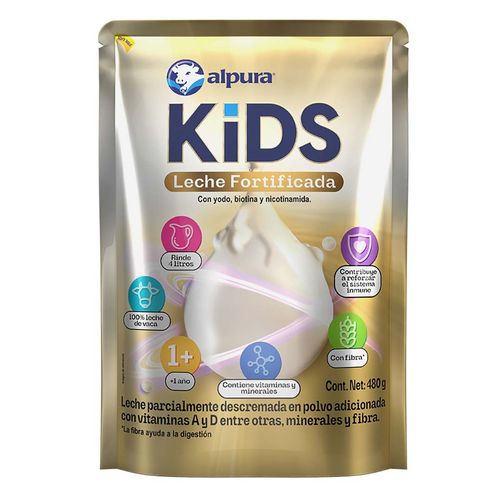 Leche En Polvo Alpura Kids 480g