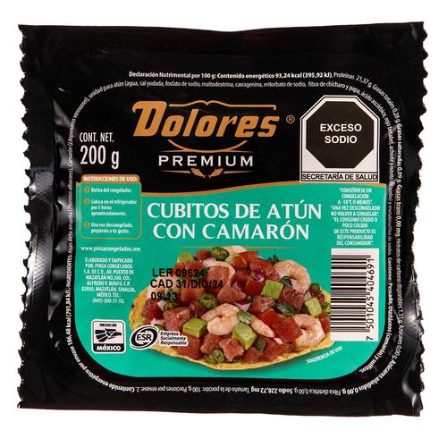 Cubitos de Atún con Camarón Dolores 200g