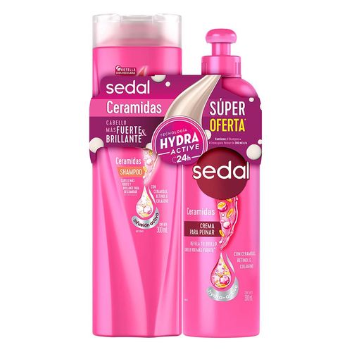 Pack Sedal Shampoo y Crema para Peinar Ceramidas 300ml