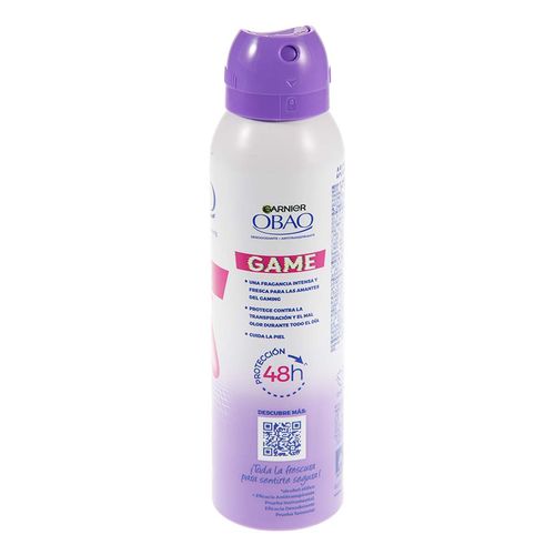 Desodorante Obao Game Spray Dama 150ml