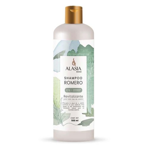 Shampoo Alasia Bio12 Romero Revitalizante 500ml