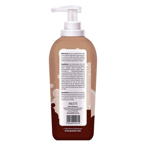 Shampoo Kids Peanuts con Aroma Chocolate de 250ml