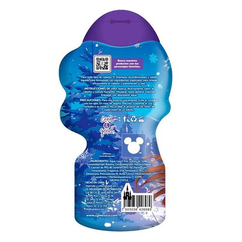 Shampoo Cool&Good Ana Frozen 2D Bubble Gum 400ml