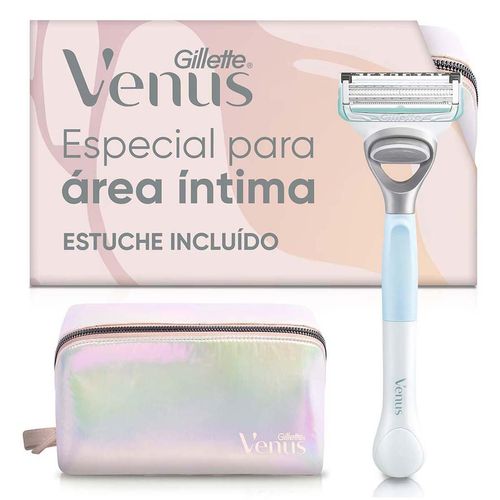 Kit Rastrillo para Mujer Gillette Venus Área Íntima 1 Unidad + Estuche