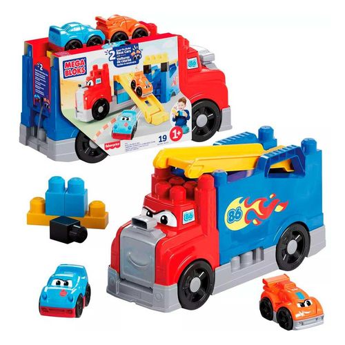 Mega Bloks Juguete Construcción Grúa ¡Construye y Compite!