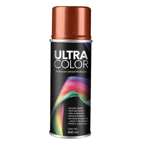 Pintura en Aerosol UltraColor Color Cobre Metálico 400ml