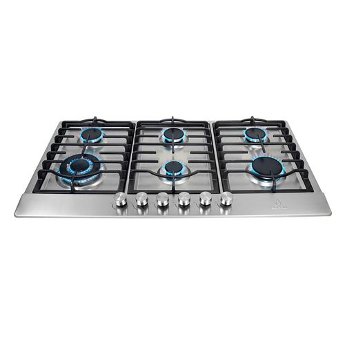 Parrila a Gas Empotrable Supra 127V con 6 Quemadores Diamond Steel
