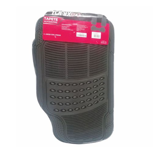 Juego Tapetes de Hule Pesado Tunix 3 Piezas