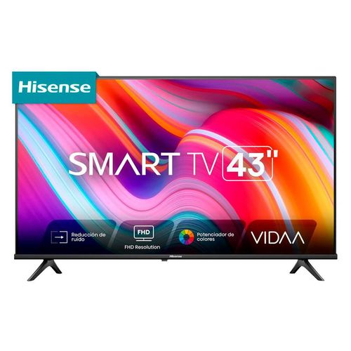 Pantalla Hisense 43 Pulgadas Smart TV LED FHD 43A43KV