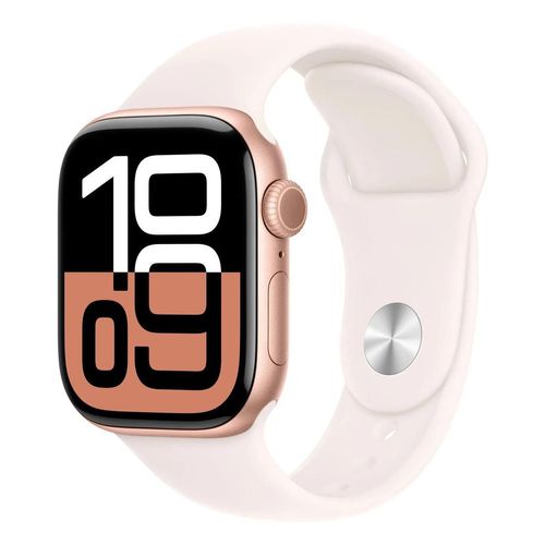 Smartwatch Apple Watch Watch Series 10 M/L Sport - Correa estelar Sport Band Blanco 46mm