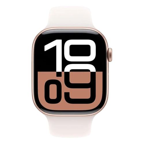 Smartwatch Apple Watch Watch Series 10 M/L Sport - Correa estelar Sport Band Blanco 46mm