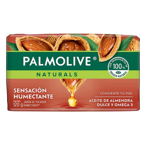 Jabón de Tocador Palmolive Naturals Almendra y Omega 3 Sensación Humectante 120g