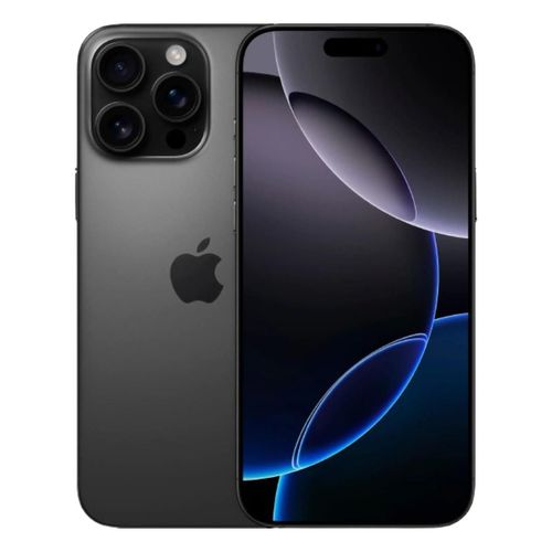 Celular iPhone 16 Pro Max Apple eSim 256GB Titanio Negro Desbloqueado