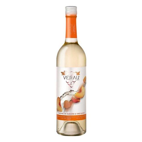 Cooler Verau con Vino Blanco y Durazno 750ml