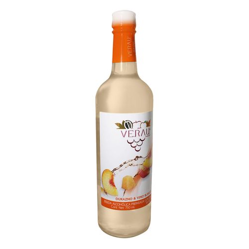 Cooler Verau con Vino Blanco y Durazno 750ml