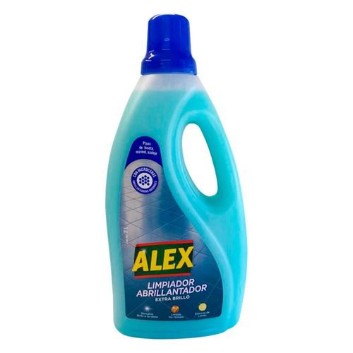 Limpiador de Pisos Líquido Alex Abrillantador Pisos de Loseta, Mármol y Azulejo 2L
