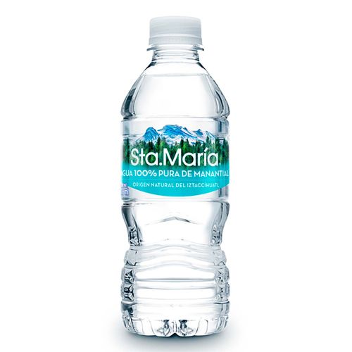 Agua de Manantial Santa María Botella 355ml
